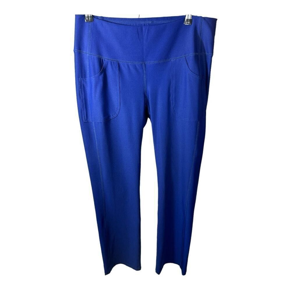 JOFIT Women's Stretch Athletic/Golf Leggings/Pants Blue Size Medium